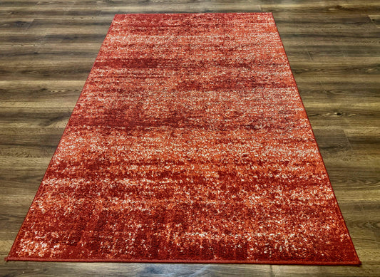 USED Terracotta Area Rug 4x6