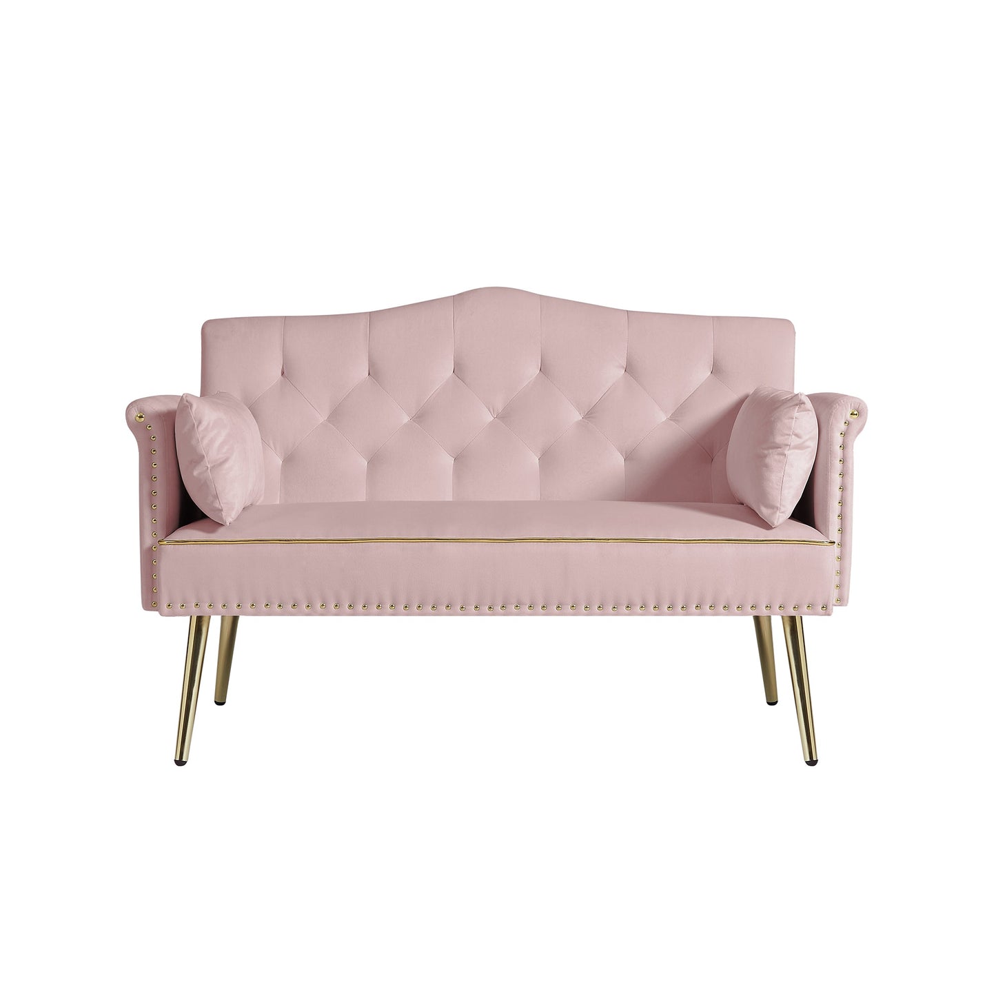 NEW Pink 2 Seater Loveseat Sofa Couch
