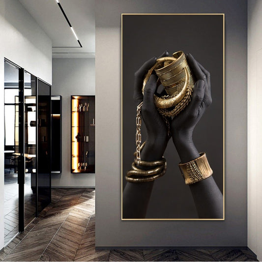 NEW African Woman Decorative Painting