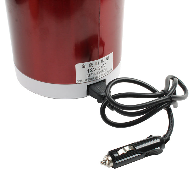 NEW 12V 24V Mini Rice Cooker 1.6L Car Truck Electric Hot Soup Rice Cooker