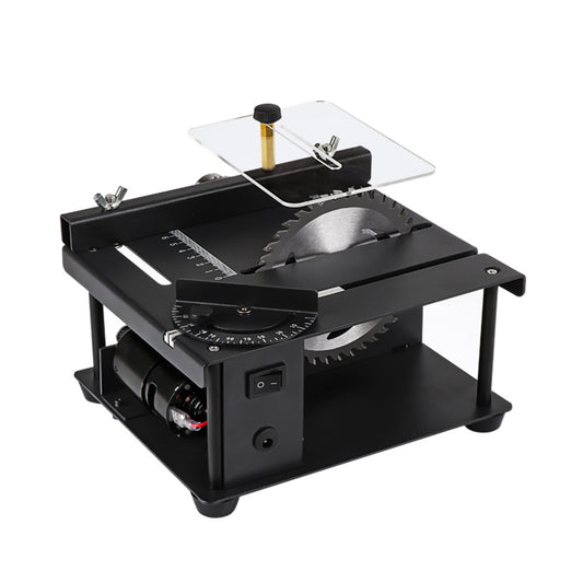 NEW Miniature Precision Table Saw, Mini Electric Saw, Small Household Table Saw, Portable Woodworking Sliding Table Saw, Multifunctional Cutting Machine