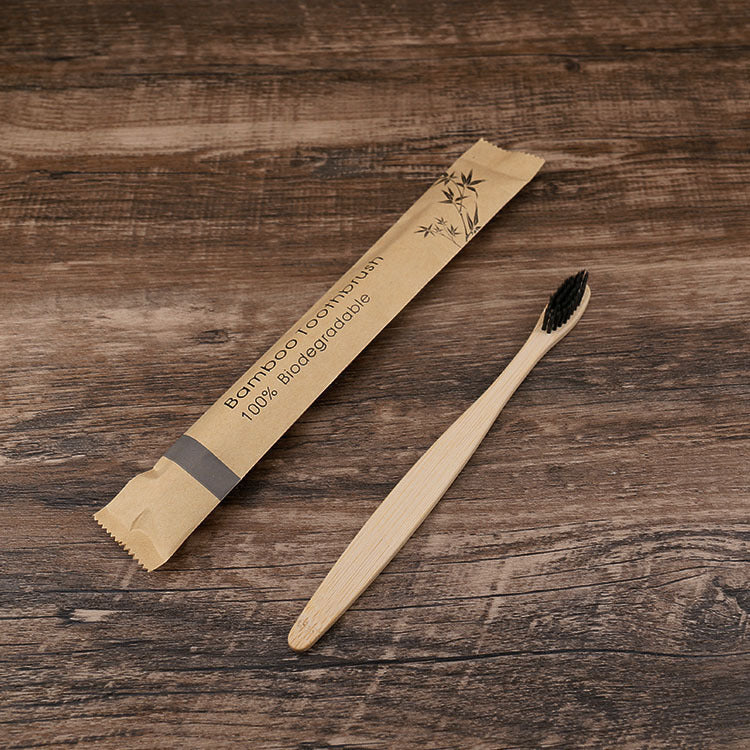 New 10Pcs Colorful Toothbrush Natural Bamboo
