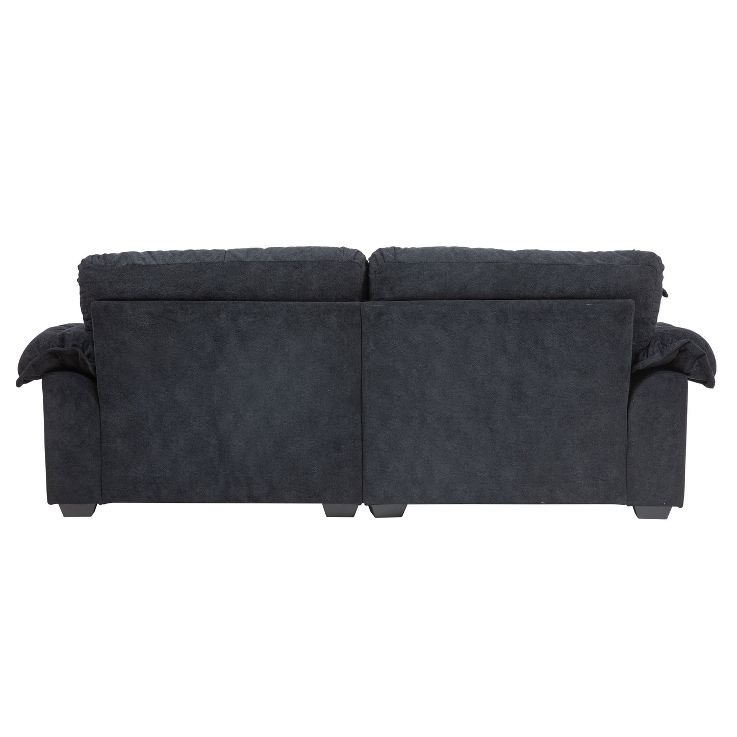 NEW 84' Chenille Small Sofa Loveseat Deep Seat Sofa Couch with 2 Throw Pillows & Memory Foam