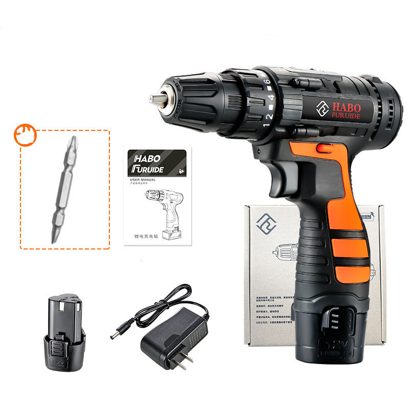 NEW 12V Lithium Electric Drill Rechargeable Multifunctional Household Electric Screwdriver