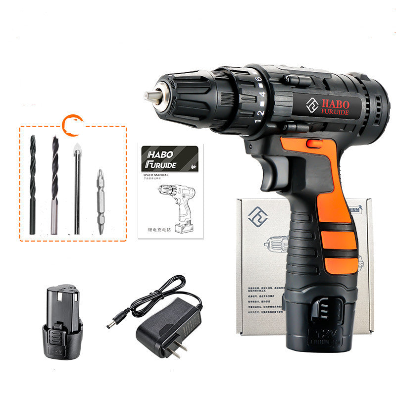 NEW 12V Lithium Electric Drill Rechargeable Multifunctional Household Electric Screwdriver