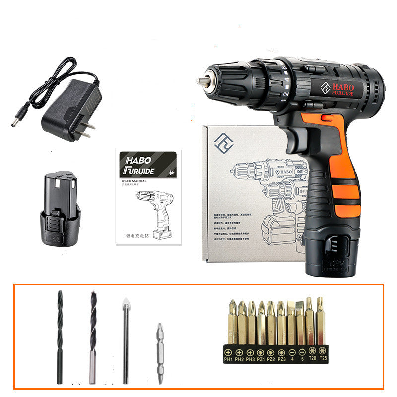 NEW 12V Lithium Electric Drill Rechargeable Multifunctional Household Electric Screwdriver