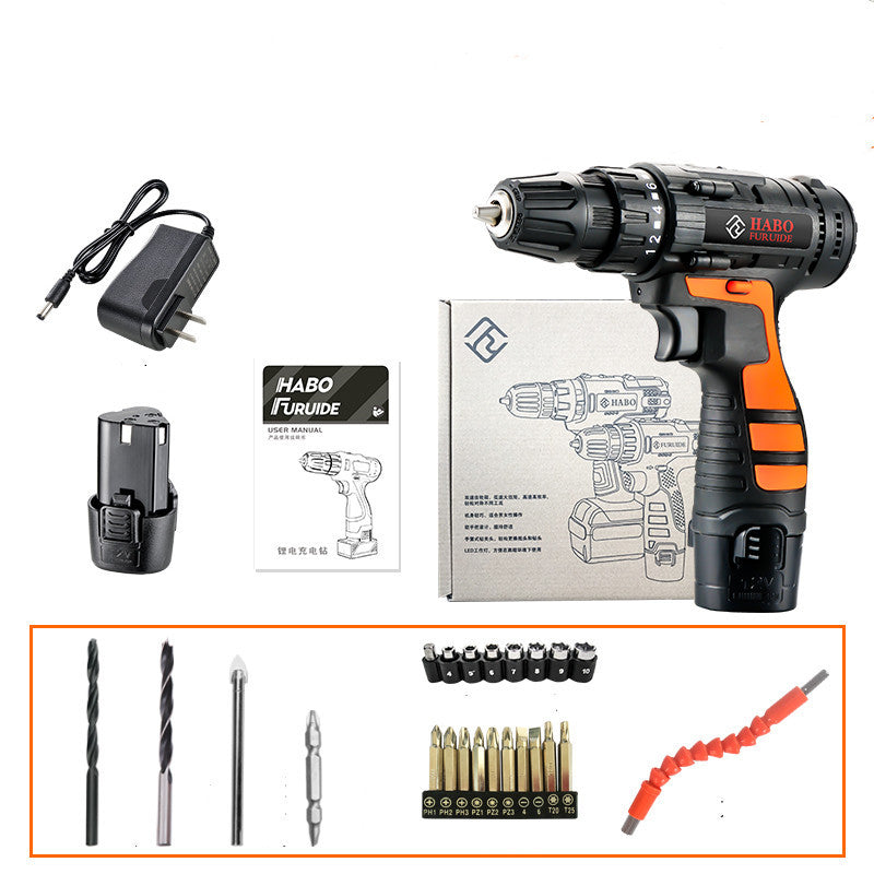 NEW 12V Lithium Electric Drill Rechargeable Multifunctional Household Electric Screwdriver