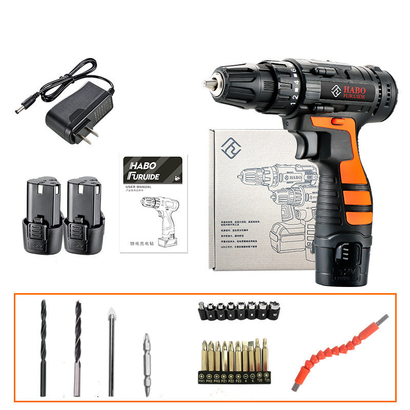 NEW 12V Lithium Electric Drill Rechargeable Multifunctional Household Electric Screwdriver