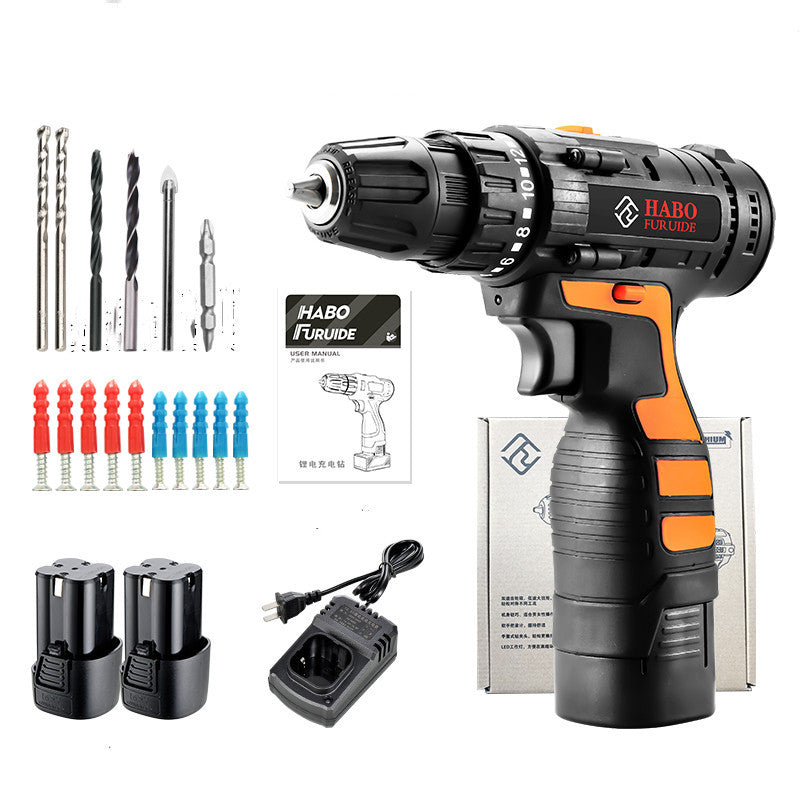 NEW 12V Lithium Electric Drill Rechargeable Multifunctional Household Electric Screwdriver