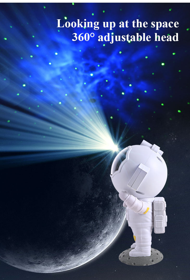 NEW Galaxy Star Projector Starry Sky Night Light Astronaut Lamp Home Room Decor Decoration Bedroom Decorative Luminaires Gift