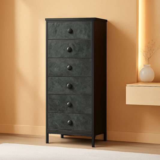 NEW Vertical Dresser With 6 Drawers For Bedroom Vintage Green