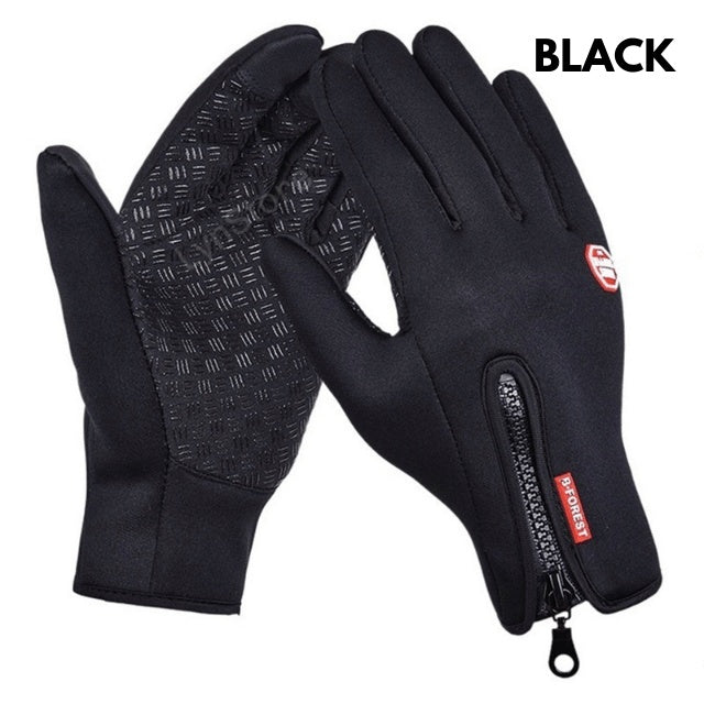 New Winter Gloves Touch Screen Riding Motorcycle Sliding Waterproof Sports Gloves With Fleece