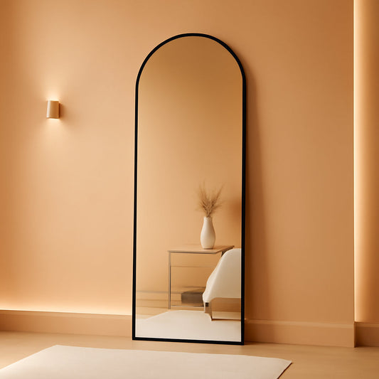 NEW Arched Floor Standing Full Length Mirror 64 By 21 Inches