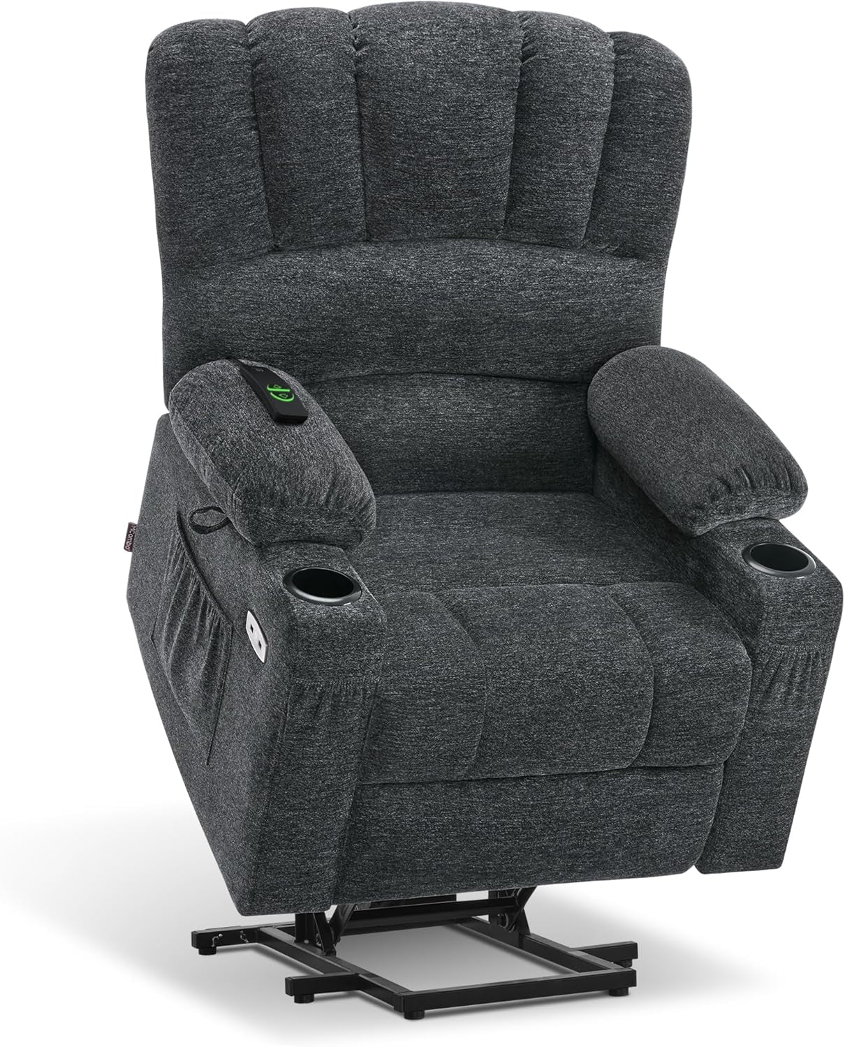 NEW Dark Grey Power Lift Recliner With Massage And USB Charging