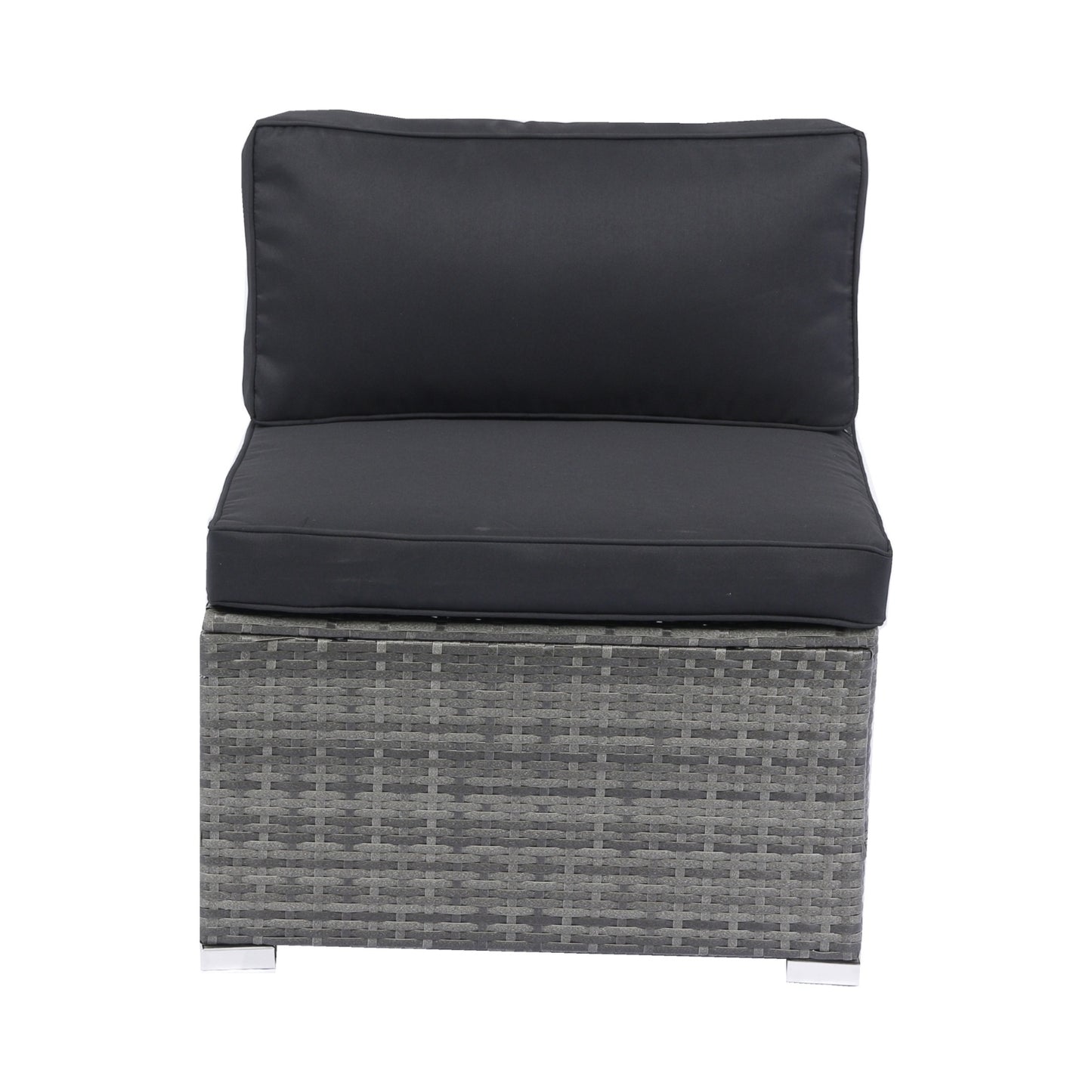 NEW 7-Piece Outdoor Wicker Rattan Sectional Sofa Patio Set W Retractable Canopy