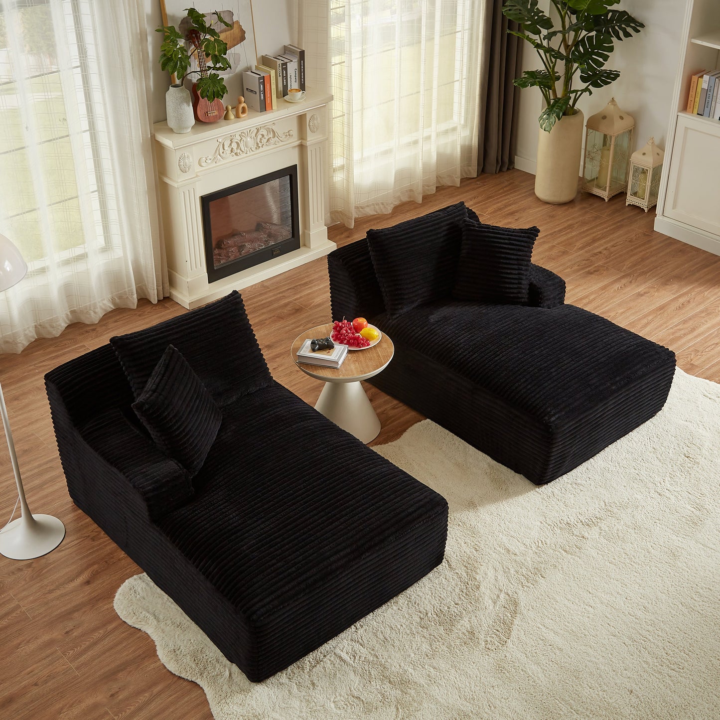 NEW Compressible double chaise lounge