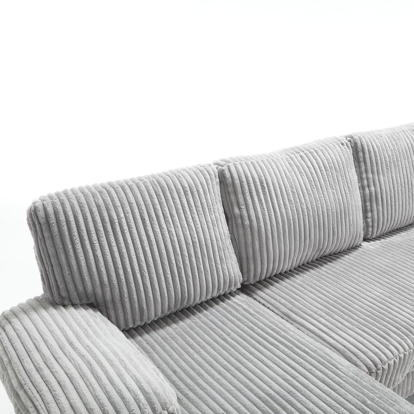 NEW U-Shaped Couch with Oversized Seat,4-Seat Sofa  with Double Chaise,Comfortable and spacious indoor furniture for Living Room,Apartment