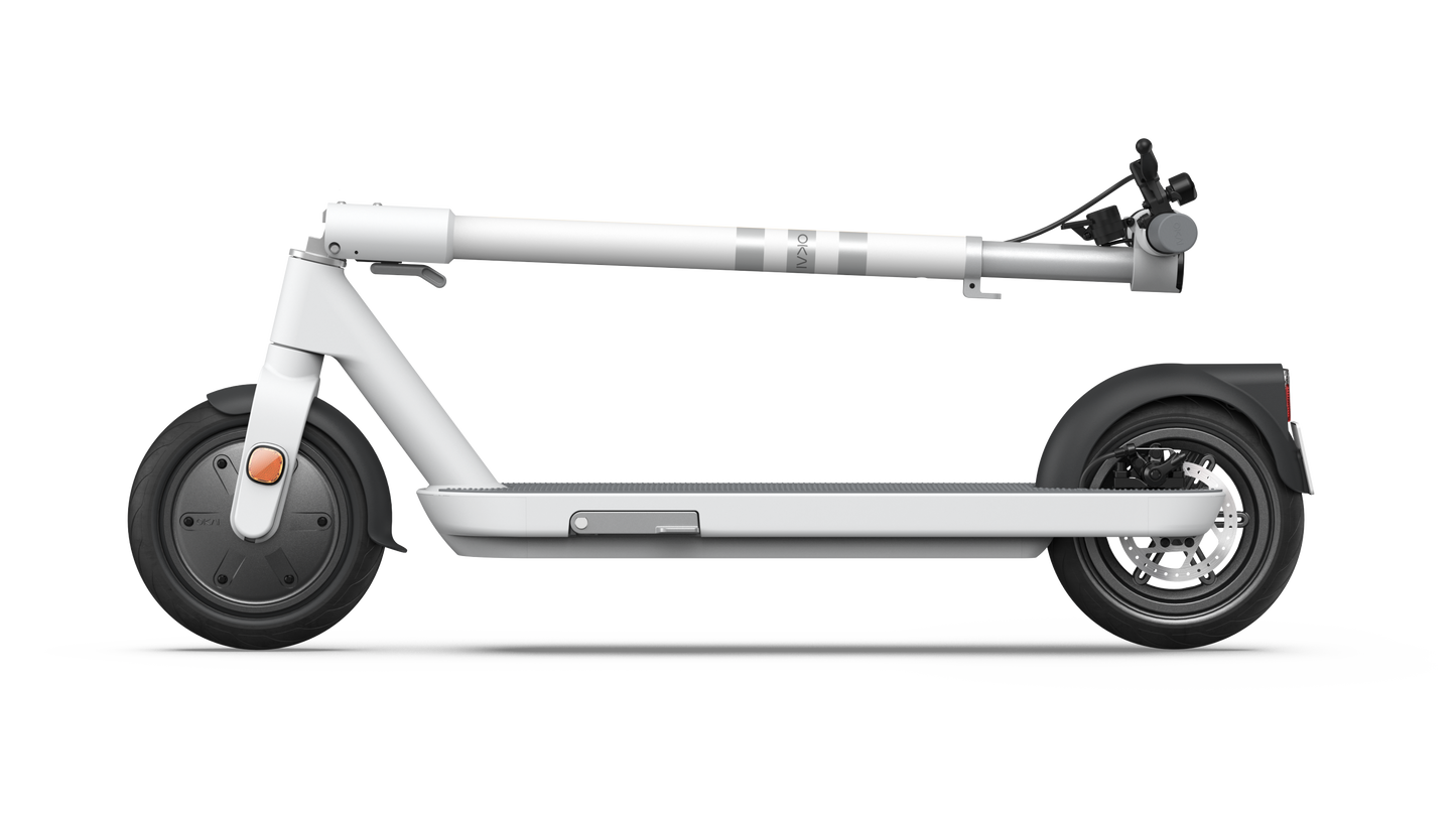 NEW Foldable Electric Scooter w/18.6 Miles Max Operating Range & 15.5 mph Max Speed - White