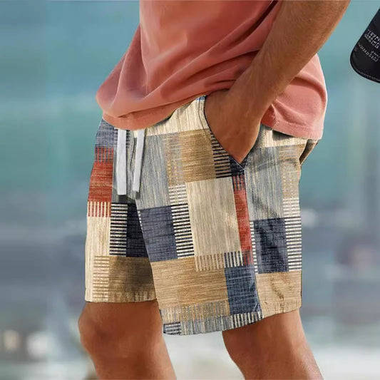 NEW Trendy Digital Printing Youth Popularity Casual Men's Shorts