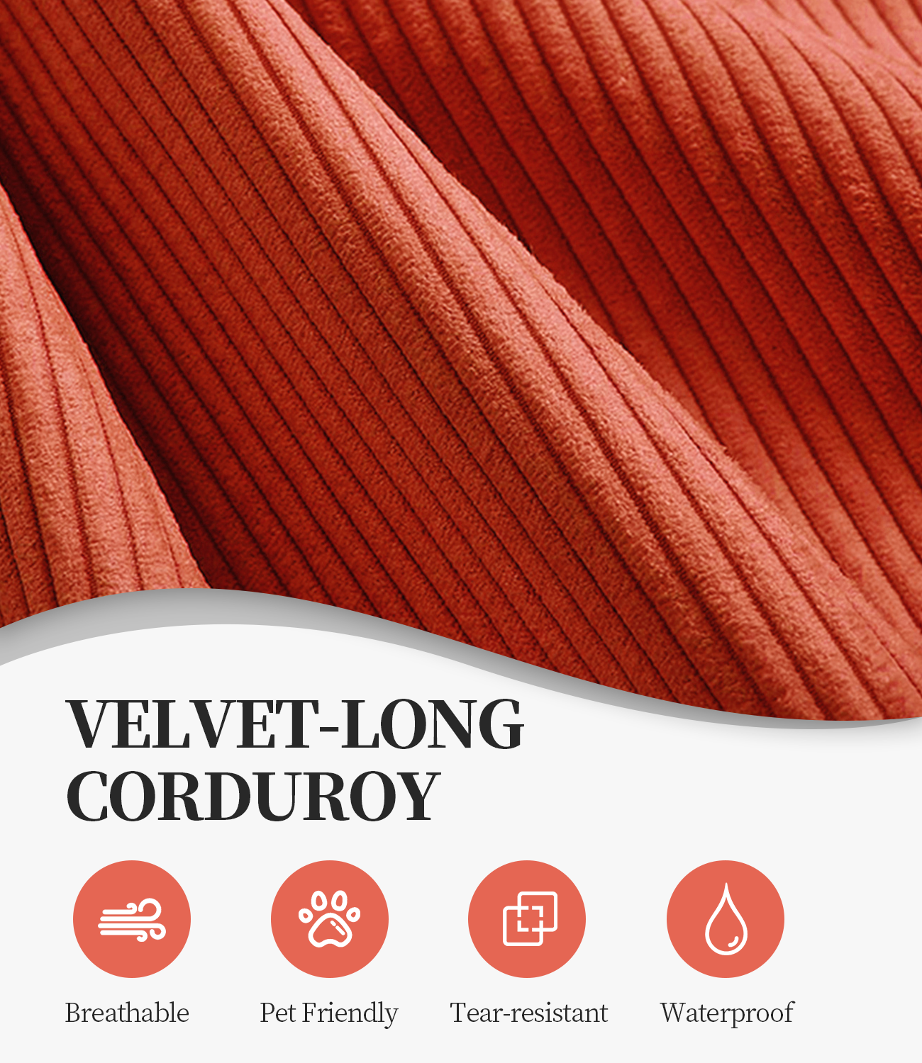 NEW 78.8inch Modular Sectional Convertible Pudding Block Compression Sofa Couch Bed