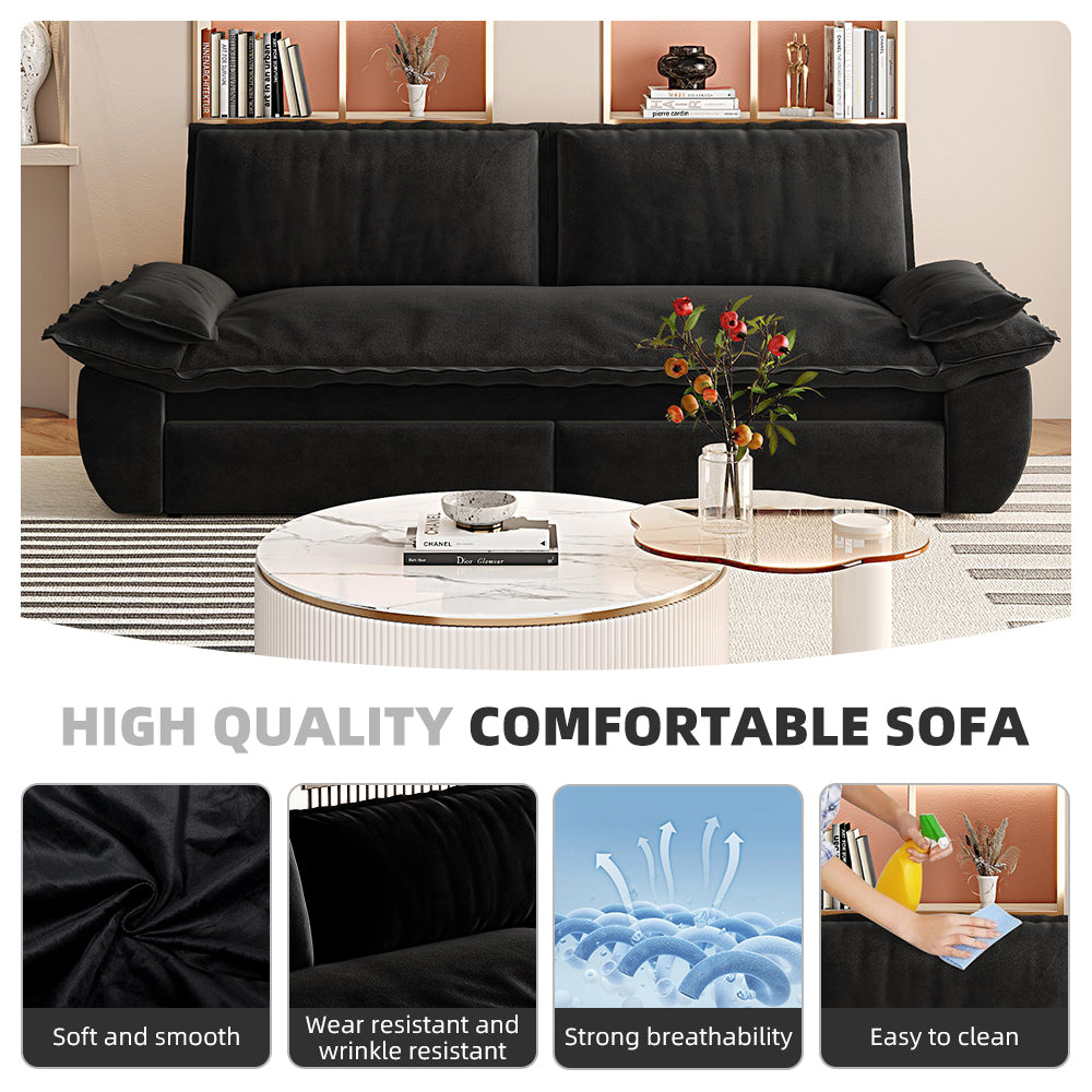 NEW Queen Pull Out Sofa Bed, 3-in-1 Convertible Sleeper Sofa