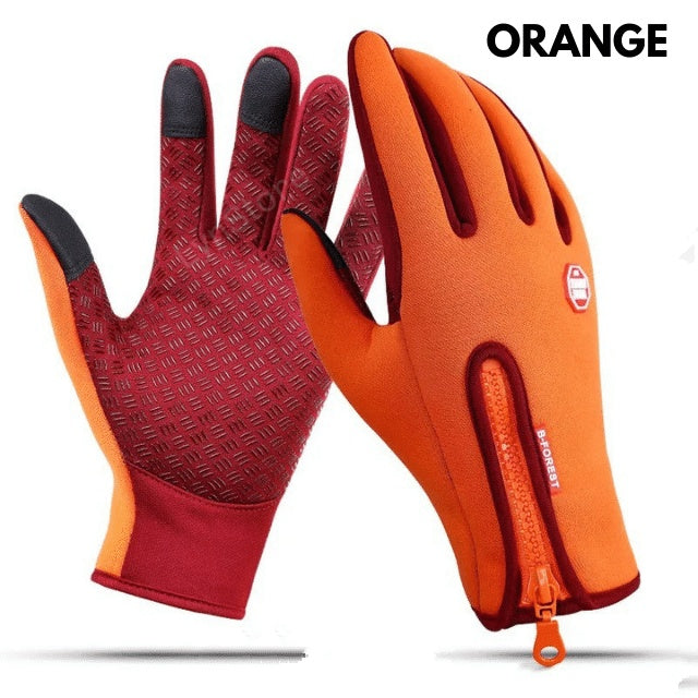 New Winter Gloves Touch Screen Riding Motorcycle Sliding Waterproof Sports Gloves With Fleece