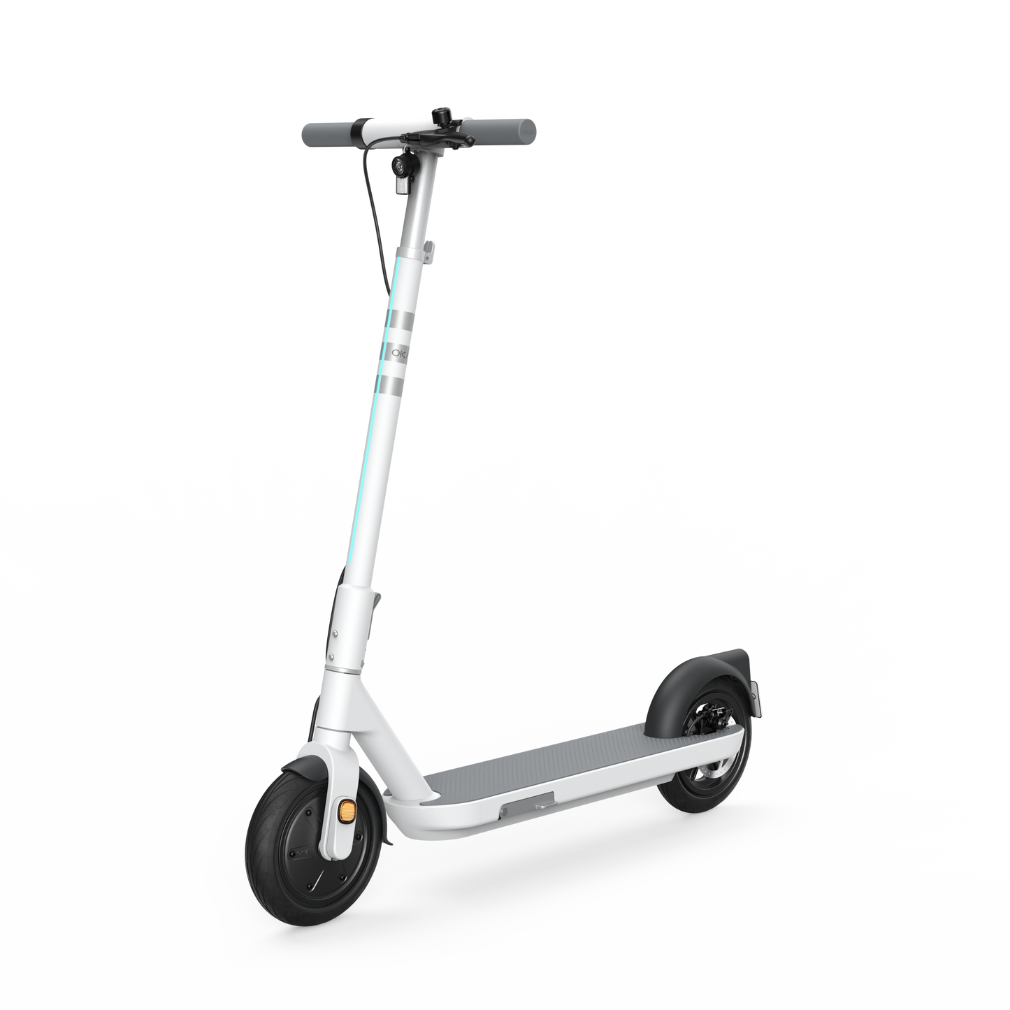 NEW Foldable Electric Scooter w/18.6 Miles Max Operating Range & 15.5 mph Max Speed - White