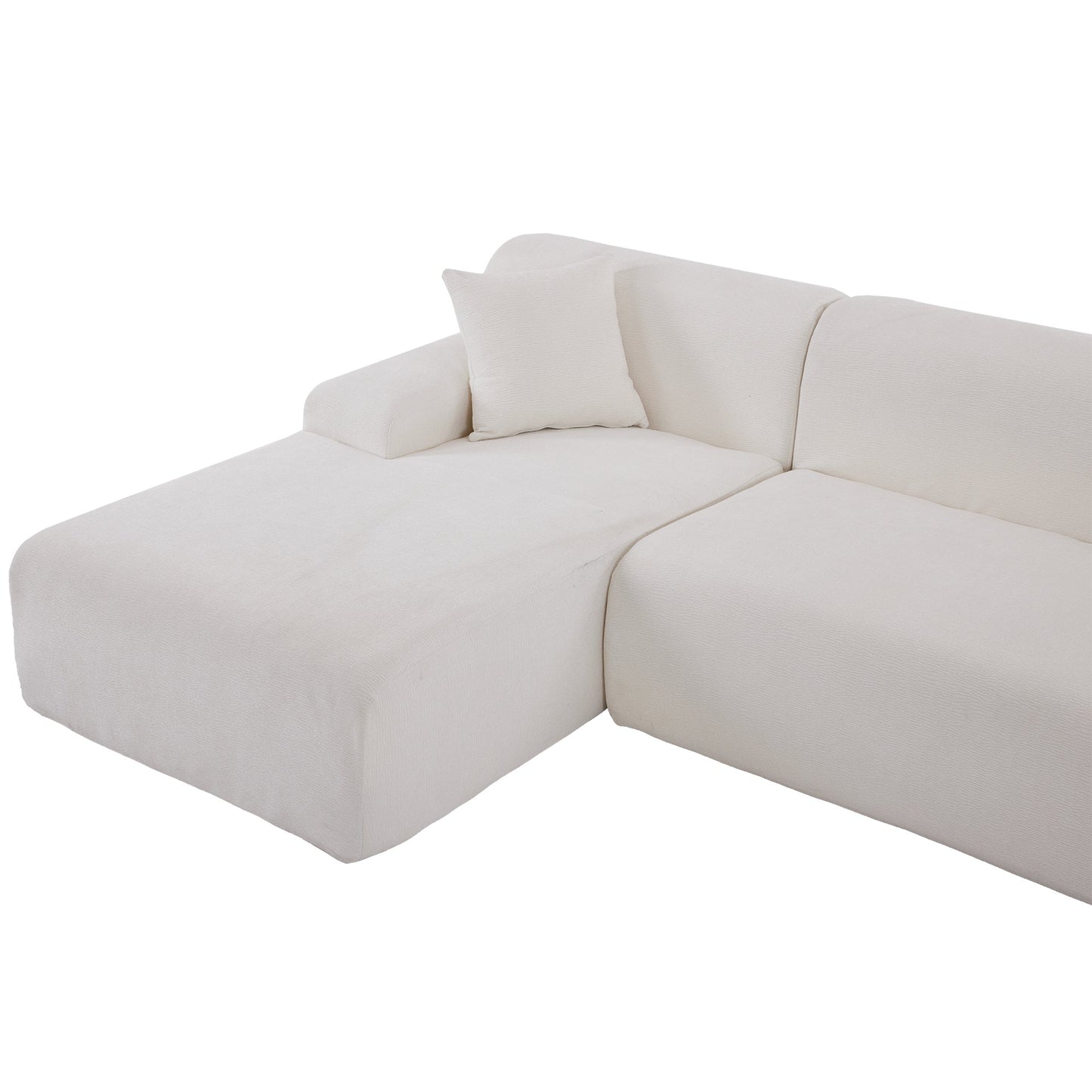 NEW 2 Piece Free Combination U_Style Modern Large L-Shape Modular Sectional Sofa