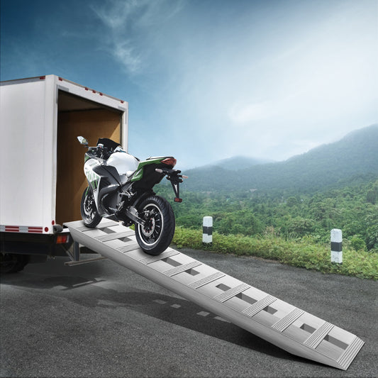 NEW VEVOR 60'X 12 X 2.5inch Aluminum Trailer Ramps 6000LBS Rust Resist Beaver Tail