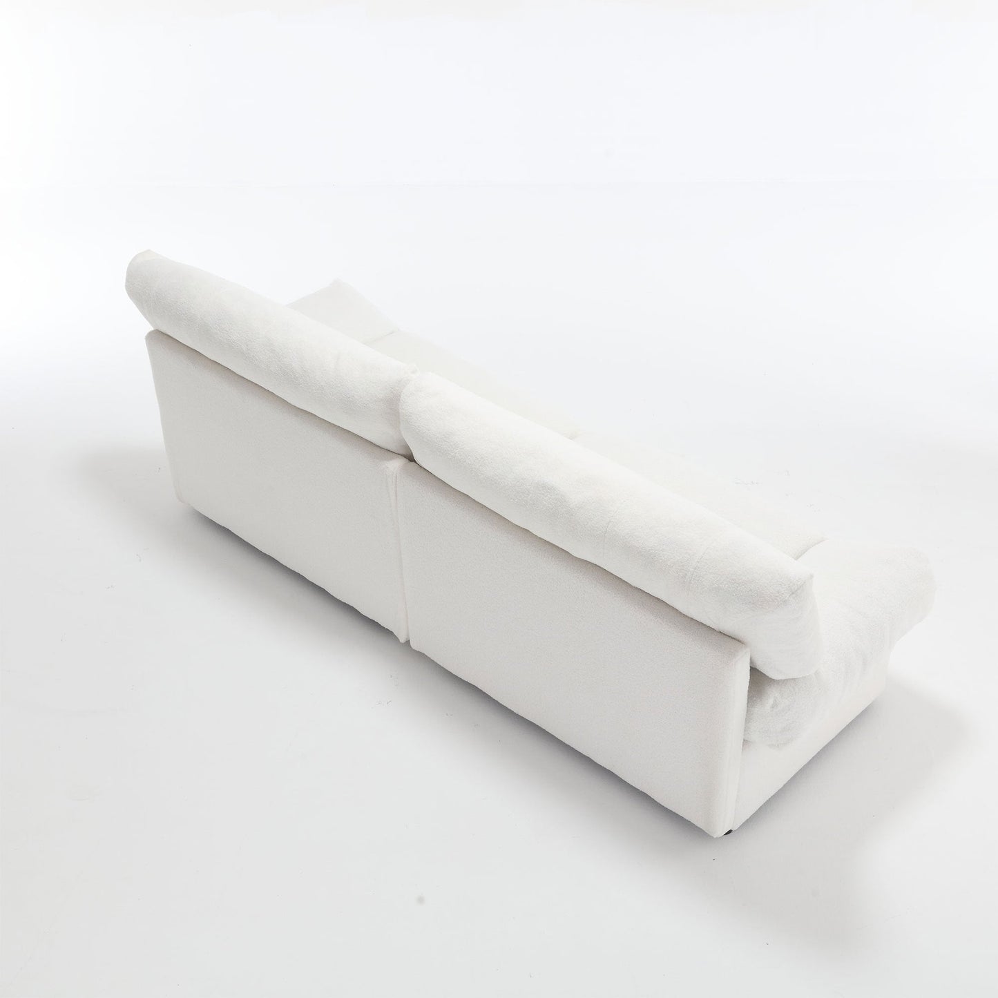 NEW Cloud Style Teddy Velvet Fabric Comfy Padded Sofa Couch