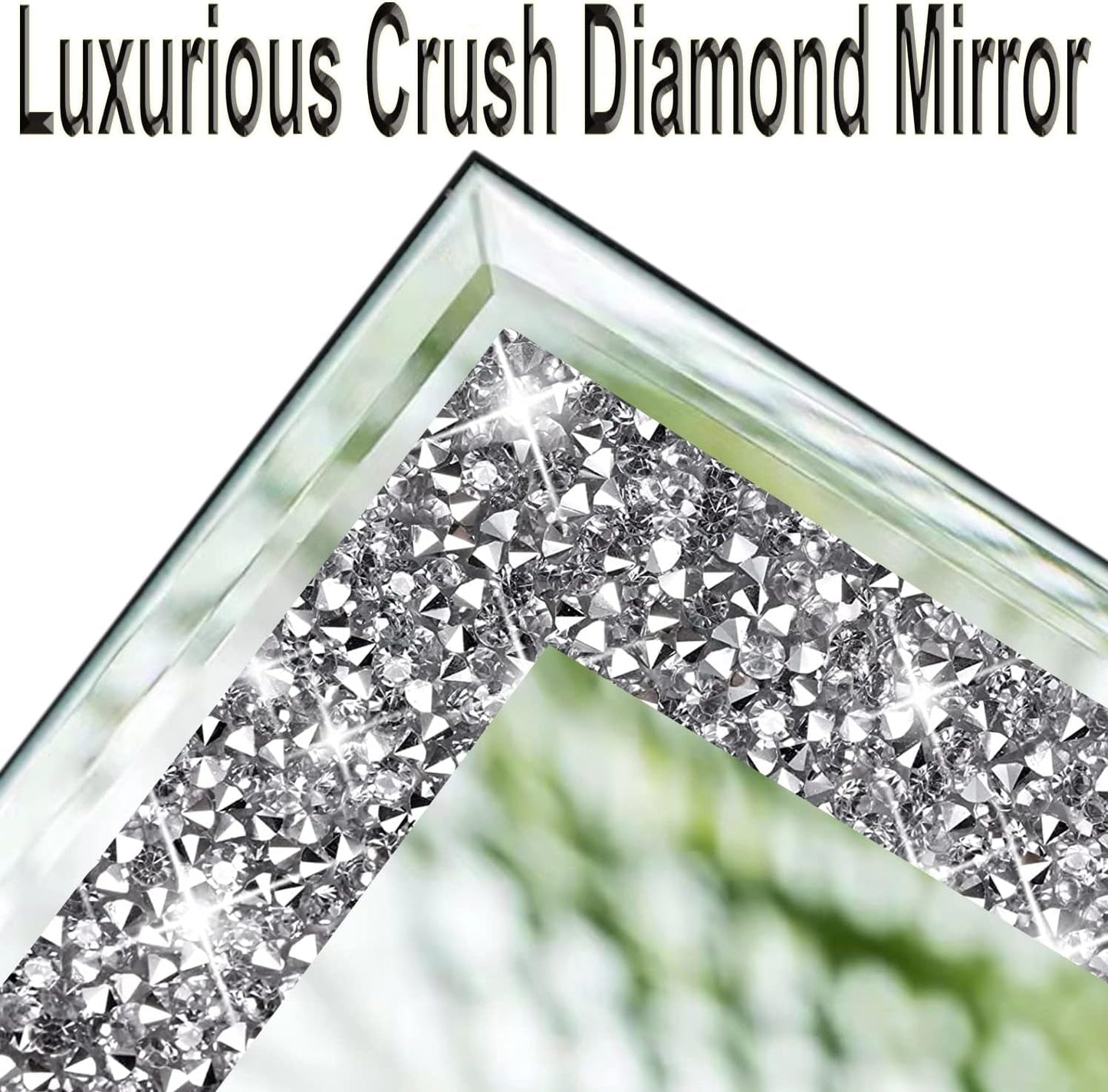 NEW Full Length Mirror Tiles 4 Piece Frameless Wall Decor