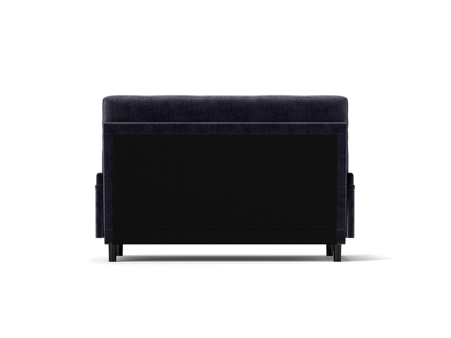 NEW Grey Velvet Loveseat Sofa Bed Lounge Couch