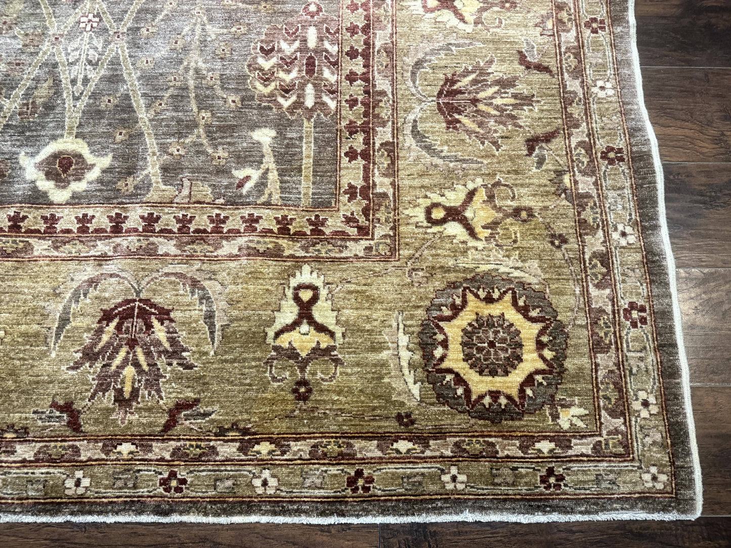 USED Pakistani Rug 10x14, Large Peshawar Chobi Carpet