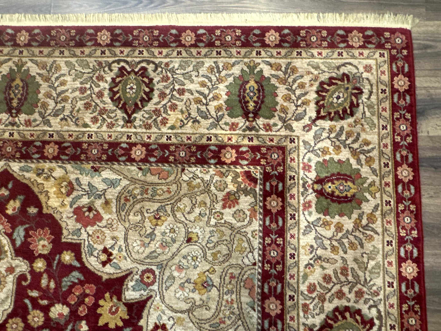 USED Karastan Rug 8.8 x 12, Antique Legends Royal Tabriz, Wool Pile, Vintage, Rare Design