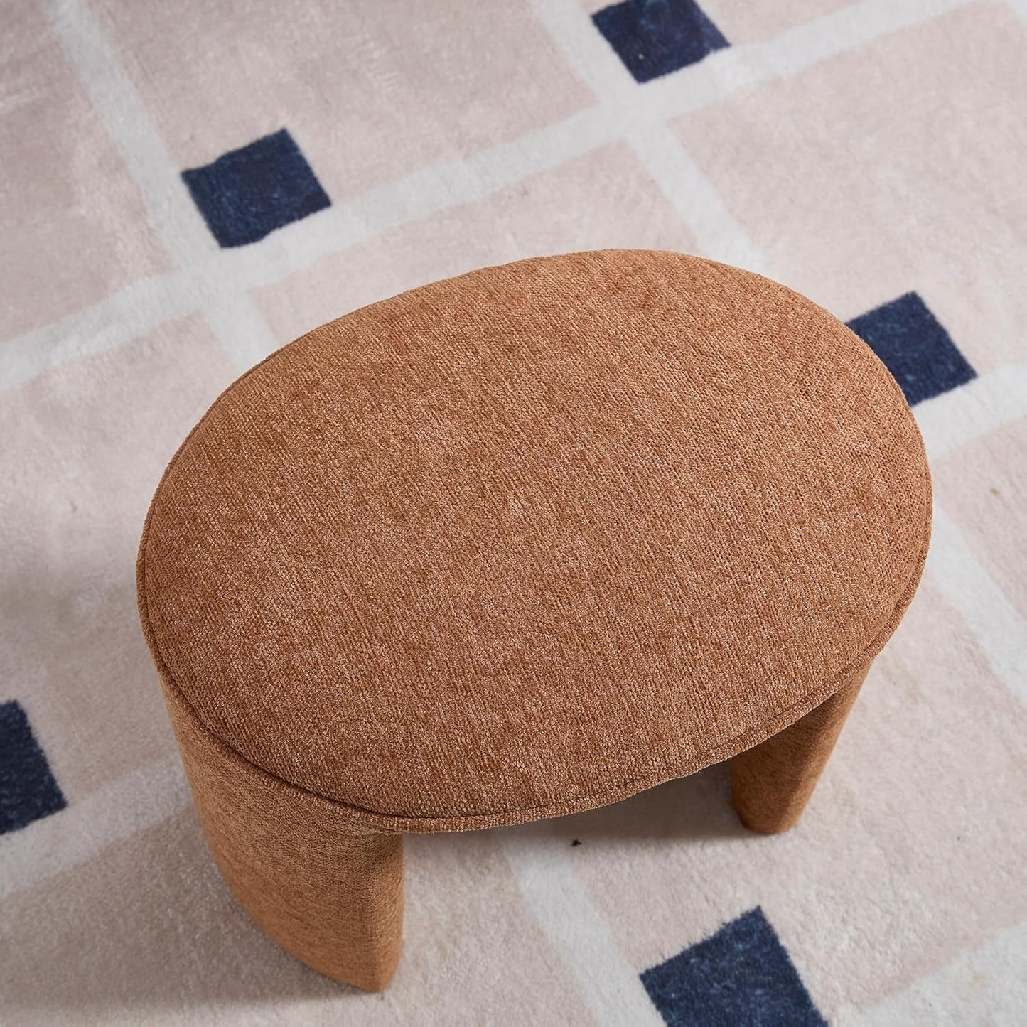 NEW Brown Upholstered 53Inches Storage Ottoman Bench Stools