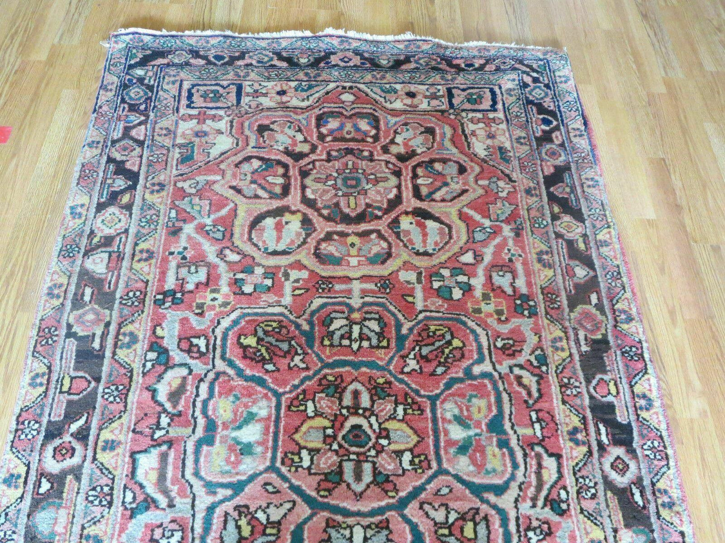 USED 3' 9" X 10' 6" Semi Antique Handmade Turkish Wool Runner Rug