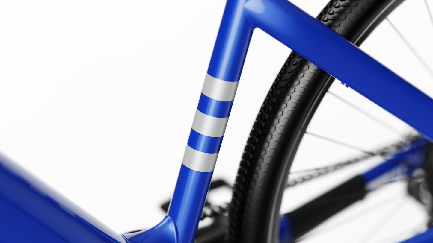 NEW Minimalist Fitness Step-through e-Bike w/ up to 62 miles Max Operating Range and 20 MPH Max Speed - Bolt Blue