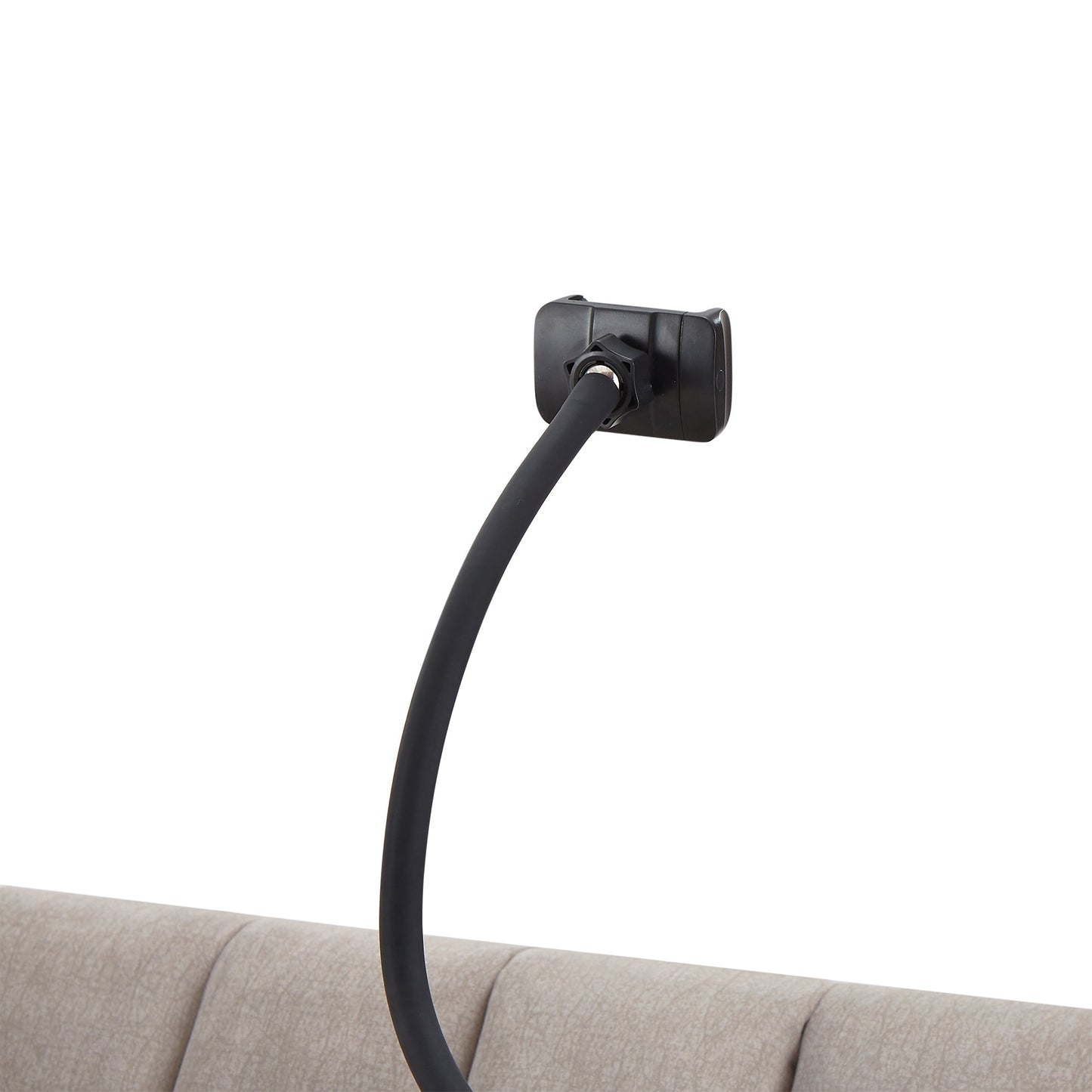 NEW Convertible Sofa Bed Loveseat with USB Ports, Side Pockets, Cup Holders & Swivel Phone Holder, Light Grey Bella Fabric