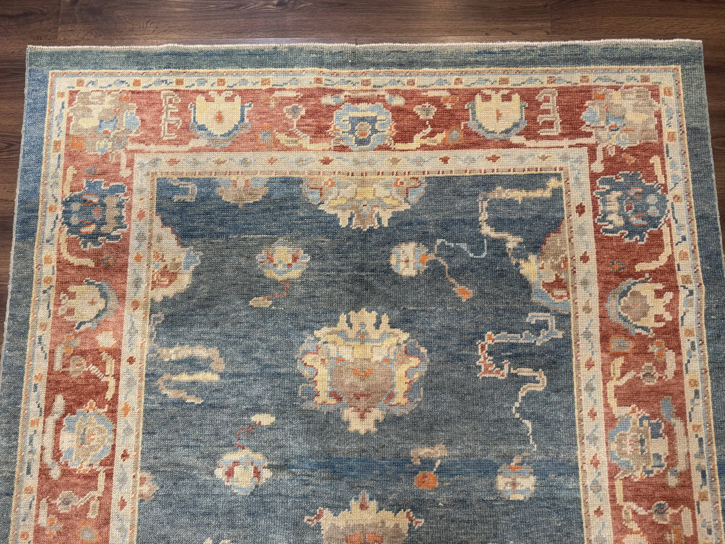 USED Turkish Oushak Rug 6x9, Sultanabad Carpet, Medium Size Oriental Rug