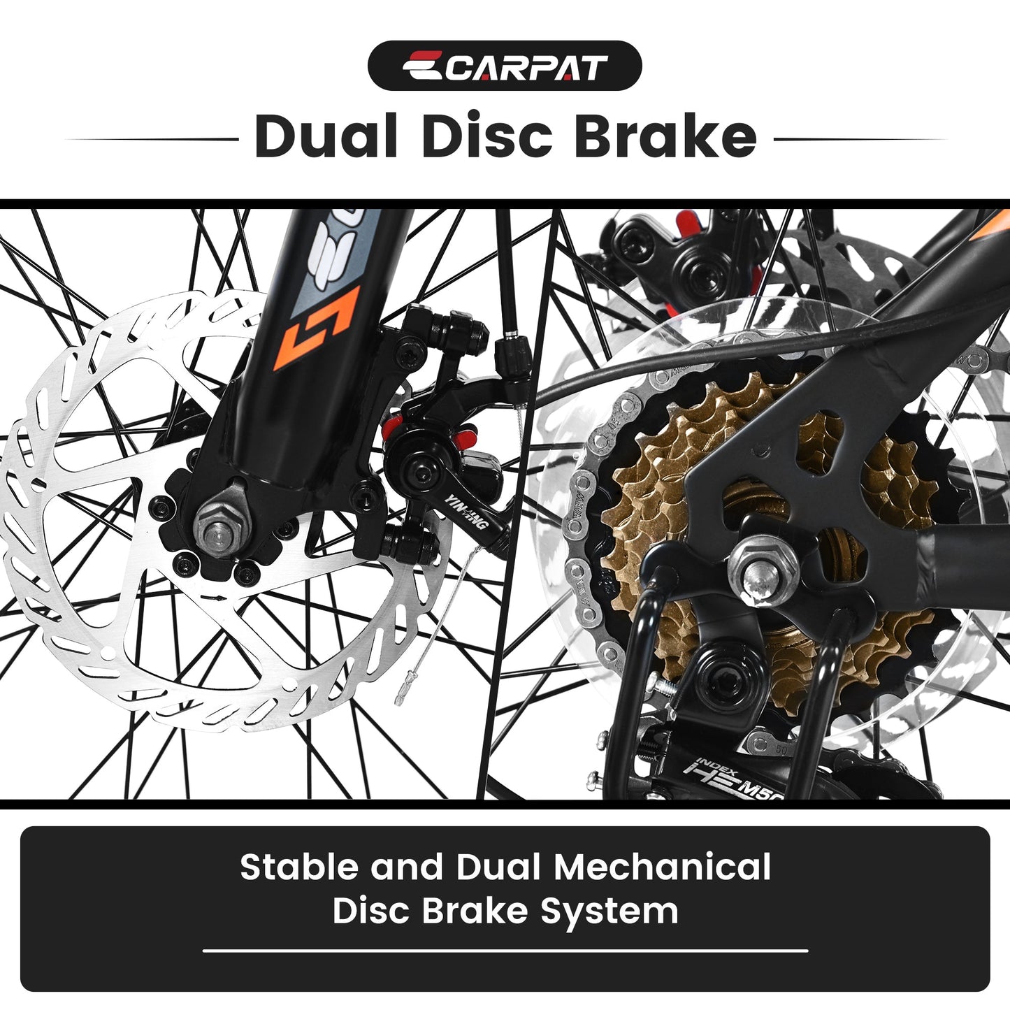 NEW S24102   24 Inch Mountain Bike Boys Girls, Steel  Frame, Shimano 21 Speed Mountain Bicycle with Daul Disc Brakes and Front Suspension MTB