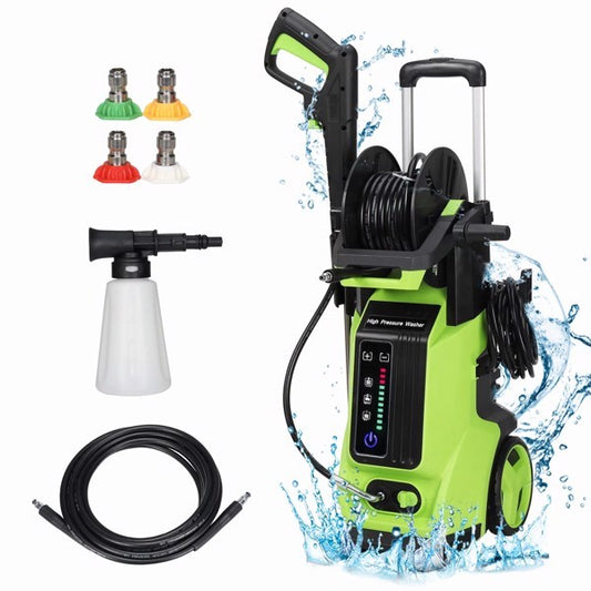 NEW High Pressure Washer Cleaning Machine Green Power Washer