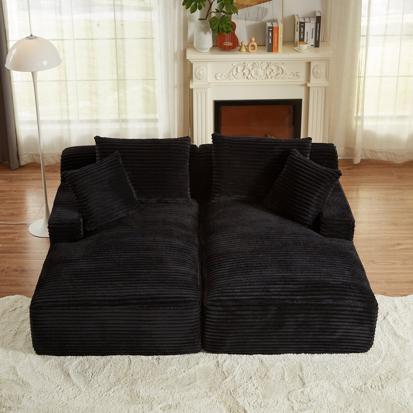 NEW Compressible double chaise lounge