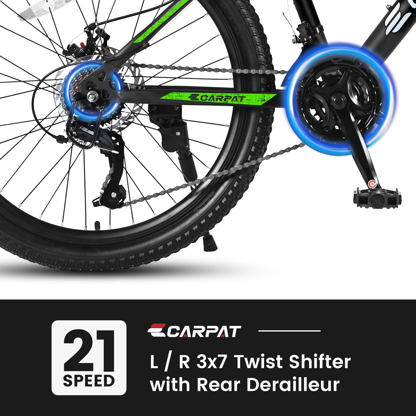 NEW  26" Green Adult & Teenager Mountain Bike