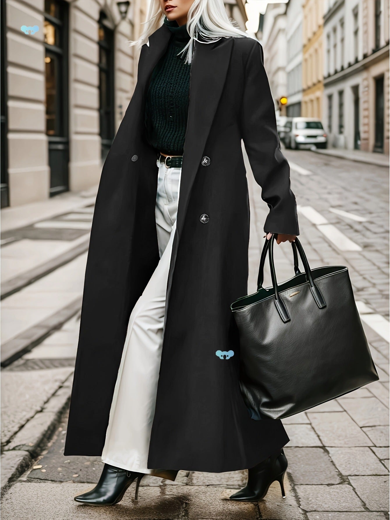 New Women's Double Breasted Trench Coat
