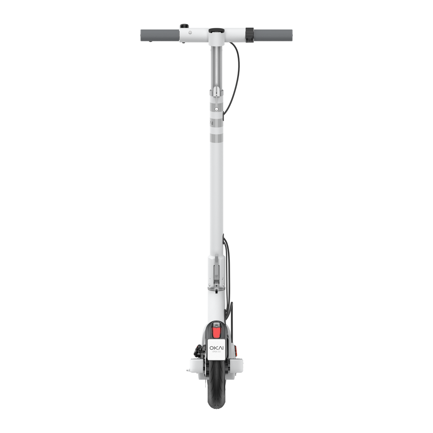 NEW Foldable Electric Scooter w/18.6 Miles Max Operating Range & 15.5 mph Max Speed - White