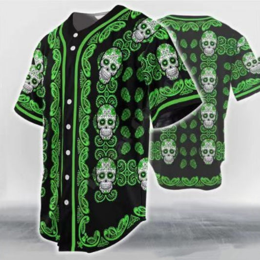New Printed Cardigan Button Short-sleeved T-shirt For Men And Women