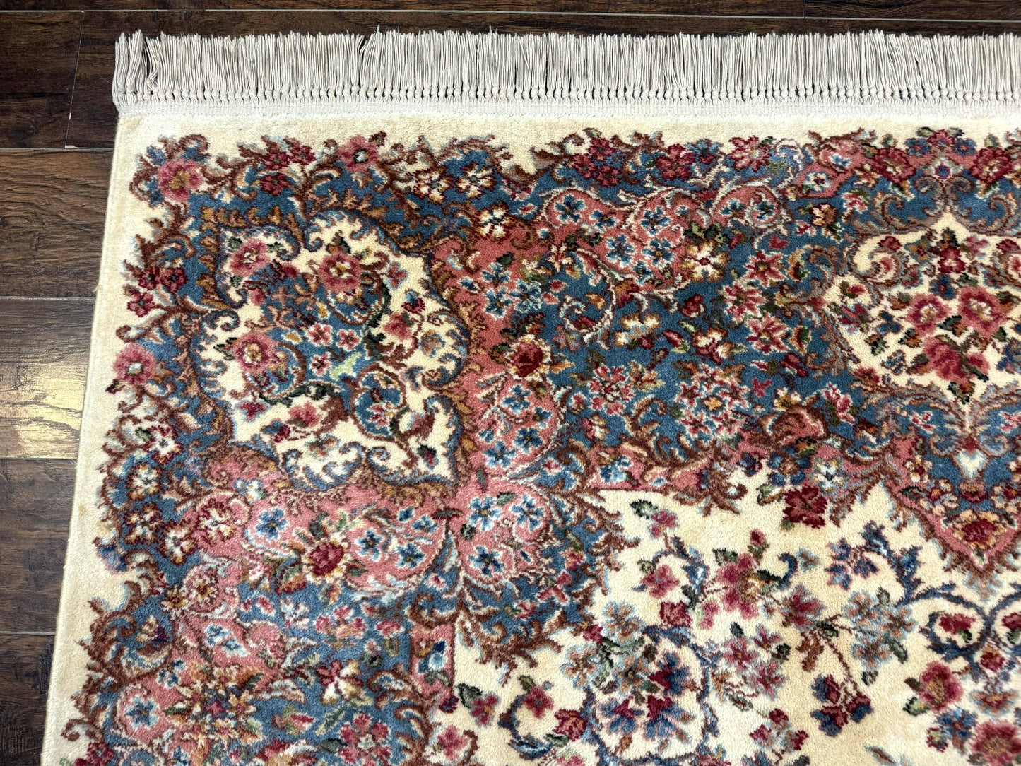 USED Karastan Rug 8.8 x 12 Ivory Kirman #788, Original 700 Series, Wool Karastan Carpet, Karastan Area Rug, Vintage Karastan, Living Room Rug