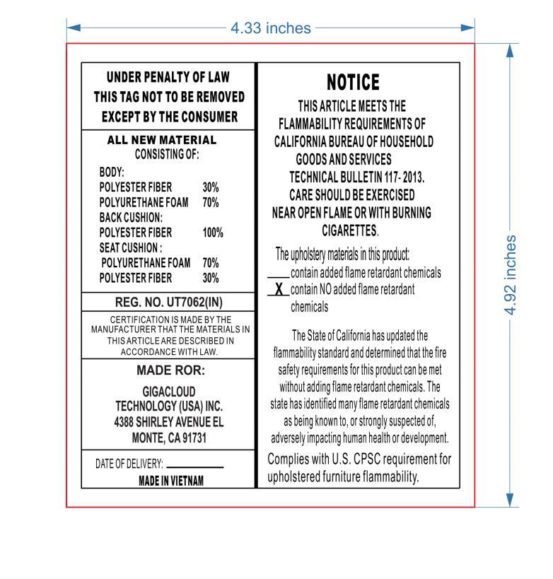 NEW U_STYLE Upholstery Sleeper Sectional Sofa with Storage Bags and 2 cup holders  on Arms