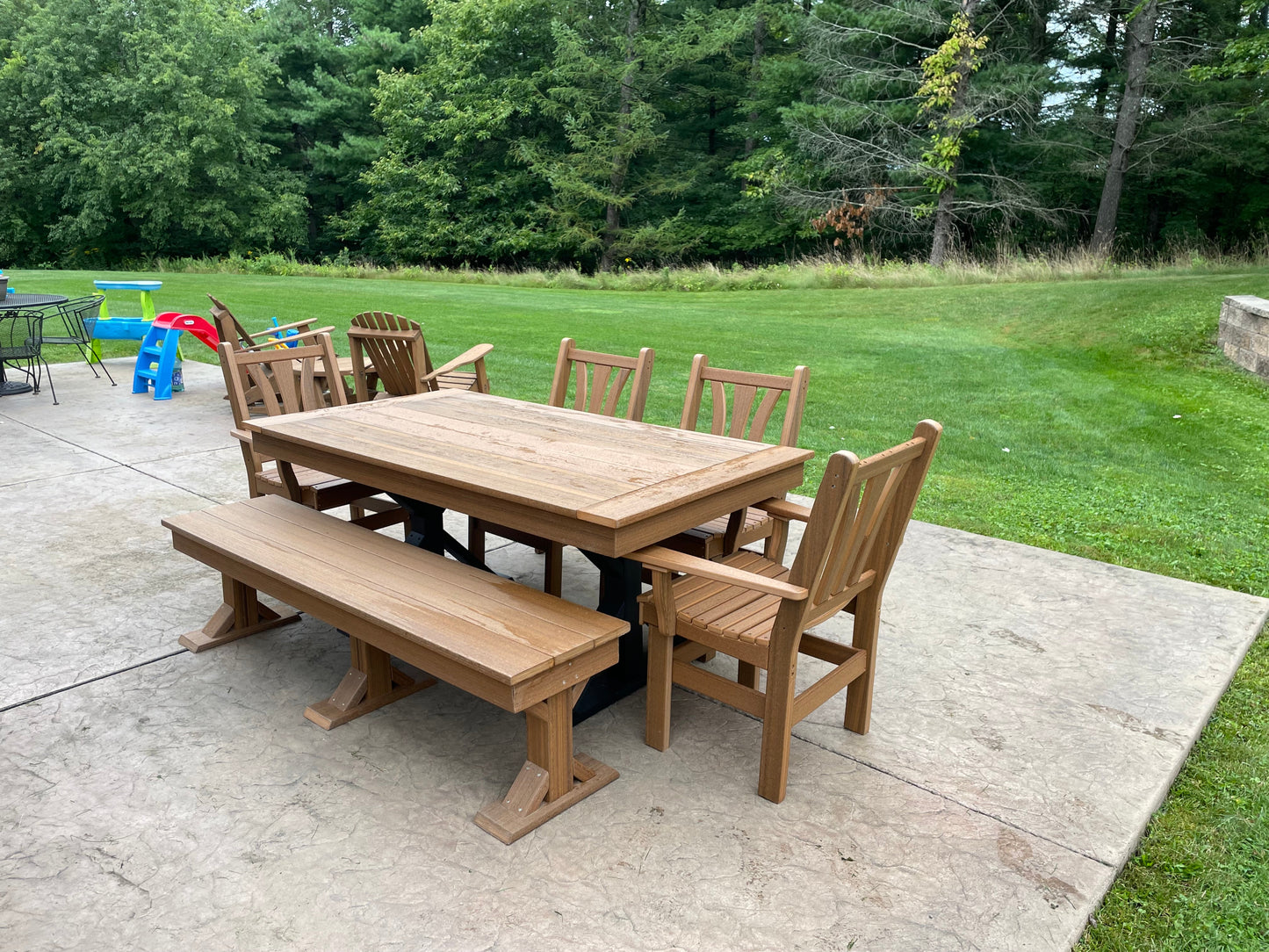 NEW Trestle X Outdoor Table