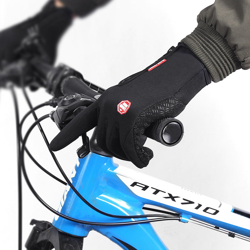 New Winter Gloves Touch Screen Riding Motorcycle Sliding Waterproof Sports Gloves With Fleece
